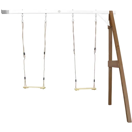 "Double swing brown/white image"