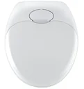 Toilet seat "Family" with automatic lowering, color white