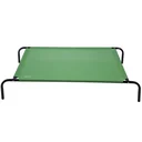 Raised pet bed M GREEN 90x60x20cm