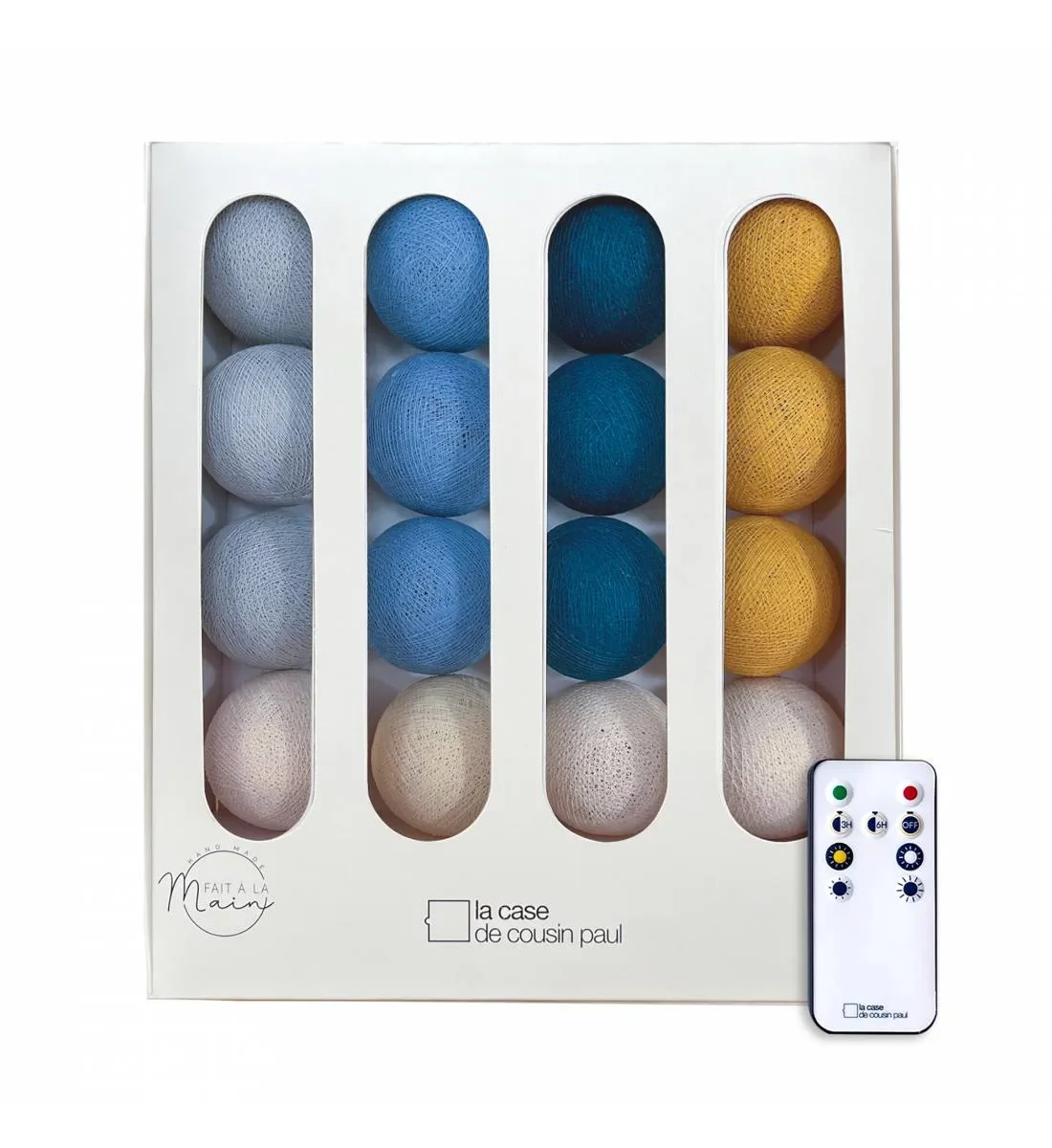 Cousin Paul lichtslingers, LED-lichtslinger - NUIT ETOILEE, in de doos, blauw