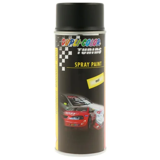 "Spray paint can "SPRAY PAINT", color black matt, 400 ml image"