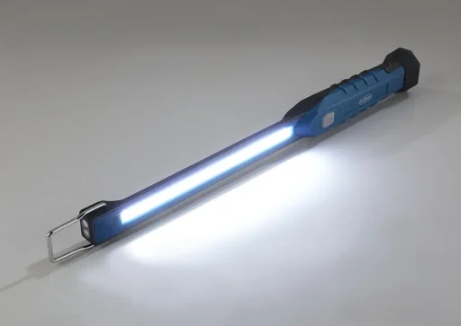 "Super Slim rechargeable inspection light with COB work light and flashlight function image"