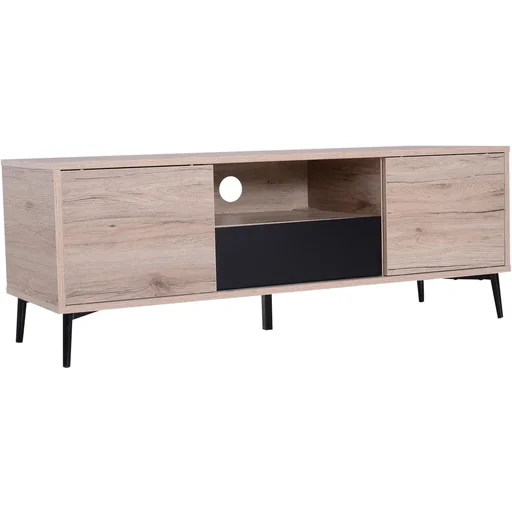 "TV table TV cabinet TV board lowboard wood 120 x 40 x 44 cm image"