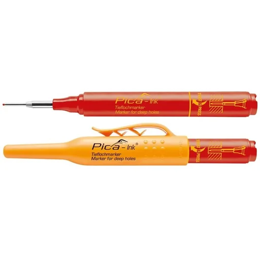 "Highlighter 150/40 for deep holes - permanent - red image"