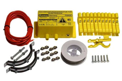 "Marten and raccoon repellent electric fence image"