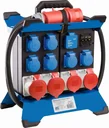 Stecky DUO 3 power distributor, 6x protective contact, 2x CEE400V16A, 2x CEE400V32A, 2x USB, phase indicator, FI40A, 3.4m