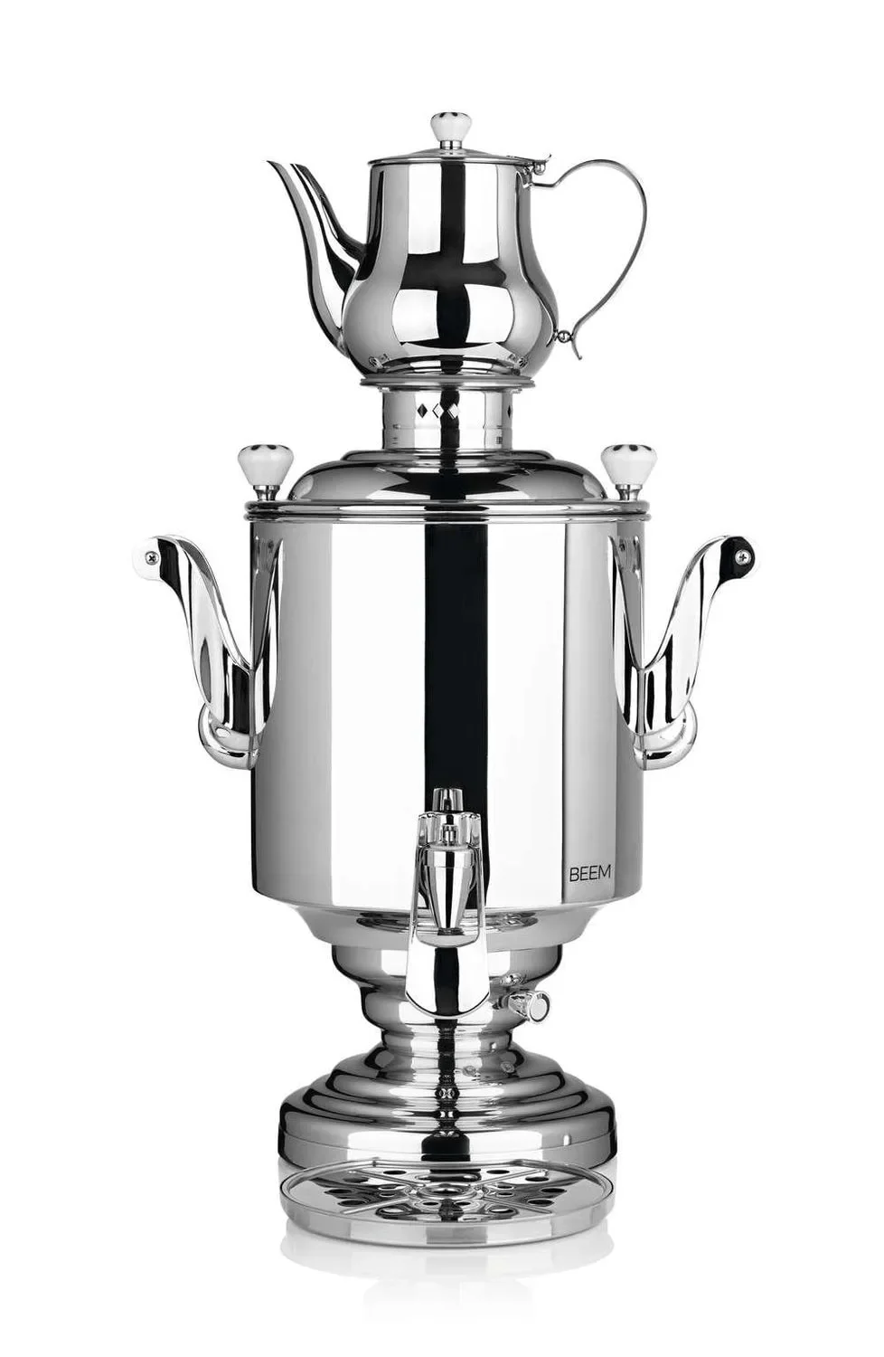 "Samovar, russische theeketel - Katharina 15L, met dispenser, elektrische, roestvrij staal image"