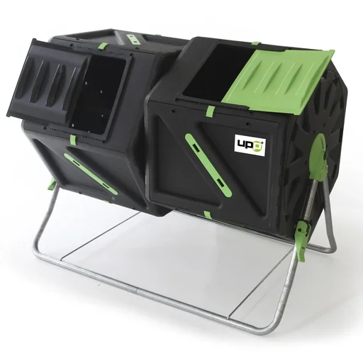 "Trommelcomposter, 2 kamers van elk 105 liter image"