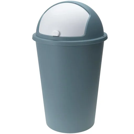 "Waste bin blue plastic 50L image"