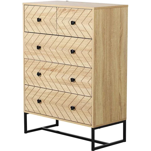 "Chest of drawers in retro design image"