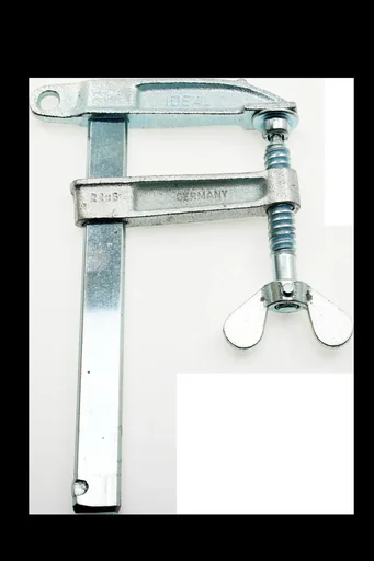 "Pole clamp with wing screw image"