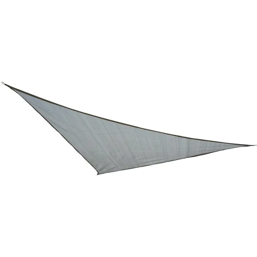 "Sun sail sun roof sun protection triangles grey 6x6x6m HDPE - breathable image"