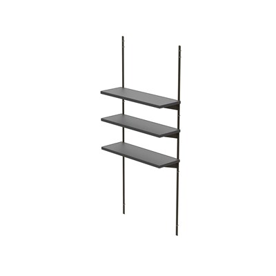 "Lifetime plankenset 3 stuks 76,2×25,4×2,5 cm antraciet – staalversterkt, voor Lifetime tuinhuizen image"