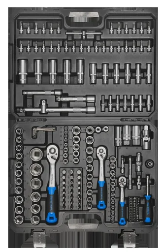 "Socket wrench set 1/4"-1/2"-3/8" 184 pieces image"