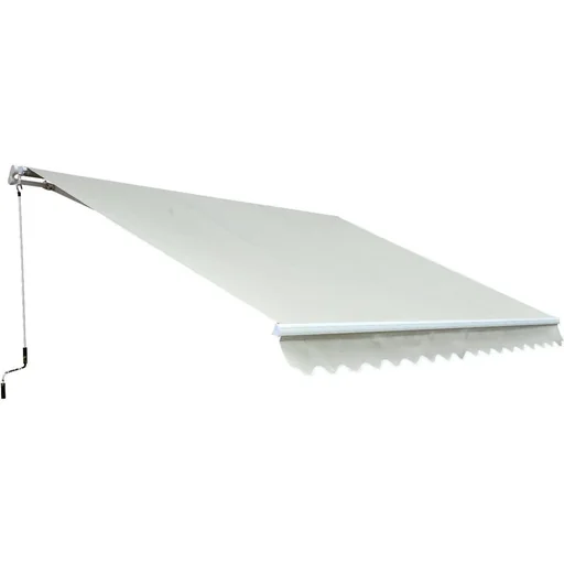 "Aluminum articulated arm awning for wall mounting image"