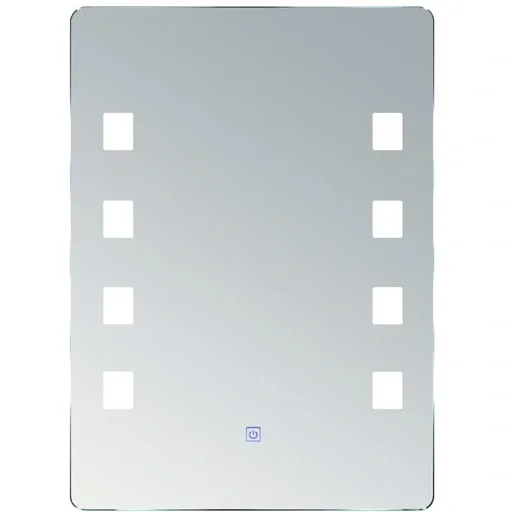 "Illuminated mirror bathroom mirror LED mirror wall mirror 50 x 70 x 4cm image"