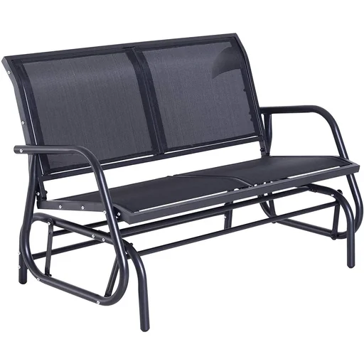 "Swing bench 2-seater garden bench metal image"
