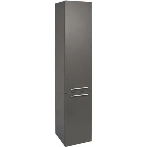 "Shallow bath tall cabinet left/right anthracite fsc image"