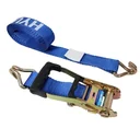 Lashing strap with ratchet and hook 50mmx5m.