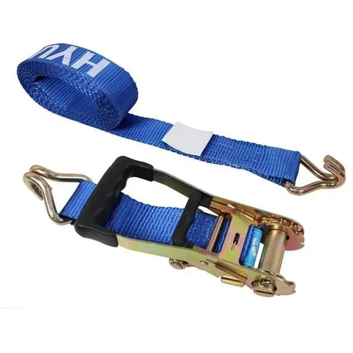 "Lashing strap with ratchet and hook 50mmx5m. image"