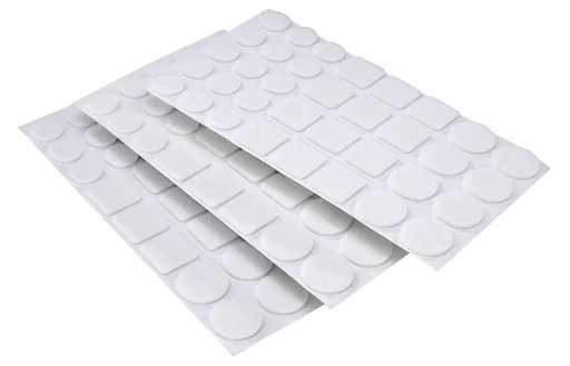 "Felt gliders/furniture protectors self-adhesive, 105 pieces image"