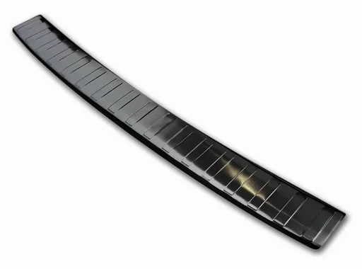 "Stainless steel loading sill protection, VW Golf VII VARIANT FL, 2017> - graphite/black, original equipment manufacturer quality, brushed. image"