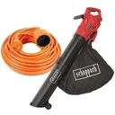 3-in-1 leaf blower LB2600E, 2600W - blowing, mulching and vacuuming - 45 liters