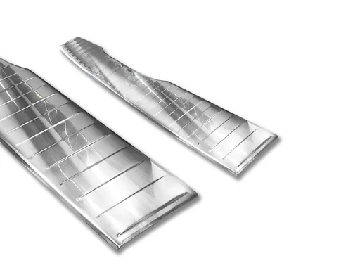 "Stainless steel loading sill protector, Mercedes V / VITO W 447 (129.8 cm), from 2014. OEM quality, brushed. image"