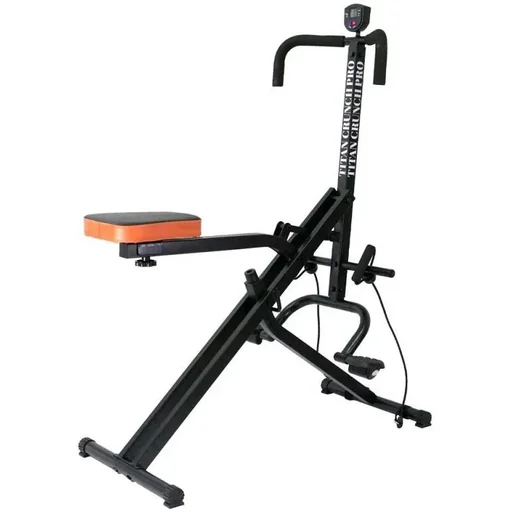 "HomeAthlon Titan Crunch Pro Exercise Bike - Core Strength Training and Cardio - Foldable image"