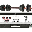 20 kg dumbbell and barbell - 3 in 1 - adjustable