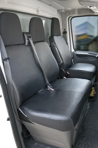 "Custom fit seat covers - artificial leather for CITROen Jumper, Fiat Ducato, Peugeot Boxer from 07/2006 to 05/2014 image"