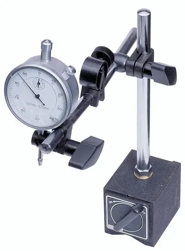 "Dial gauge with magnetic measuring stand image"