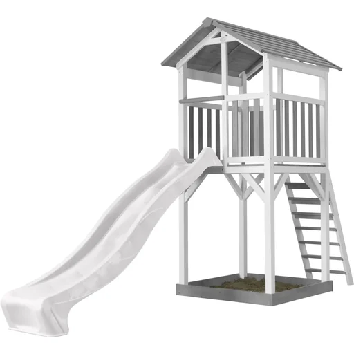 "Beach Tower Play Tower - White Slide image"