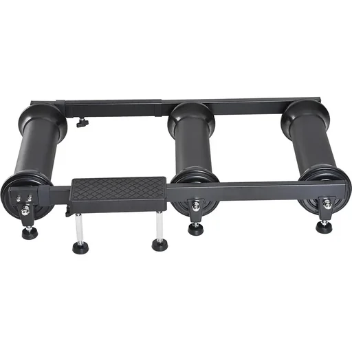 "Roller trainer exercise bike indoor training aluminum black image"