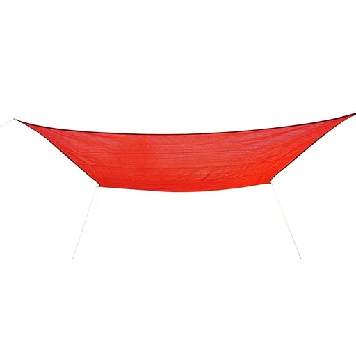 "Sun sail rust red rectangle/3x4 m HDPE image"