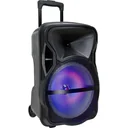 VT-6315 Mobile battery-powered speaker with Bluetooth, 1 wireless microphone, 1 wired microphone and LE