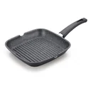 Herenthal 24cm Grill Pan - Marble Coating - Black