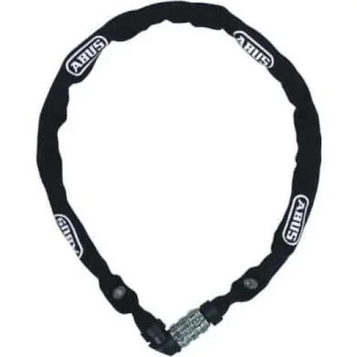 "Number chain lock 1200/110 ART2 | Black | 110 cm chain 4 mm | 260 g image"