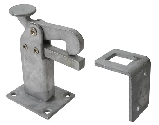 "Gate stop 65 x 65 mm for floor mounting image"