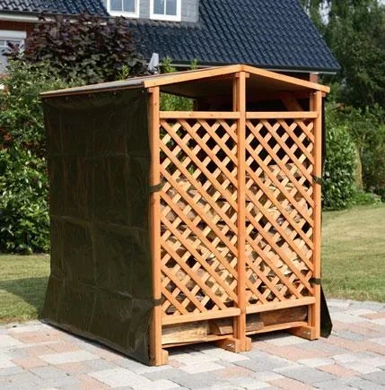 "Firewood storage with 2x weather protection image"