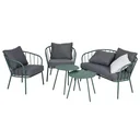 Garden furniture lounge set "Nizza" - green