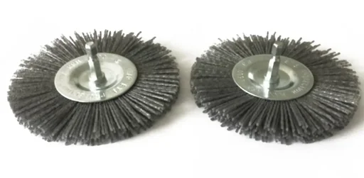 "Vervangende borstelset, 2 stuks, polyamide (nylon) voor de voegenreiniger GFR 401 image"