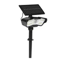 LED solar spotlight with motion detector, 400 lumens