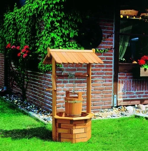 "Decorative fountain "Nuremberg" - impregnated image"