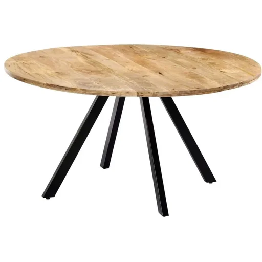 "Dining table 150x73 cm solid mango wood image"