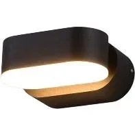 "VT-816 LED wall light, swiveling - 6W - 3000K - 660 lumens - black image"