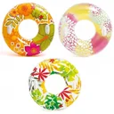 Transparent pool with floral pattern