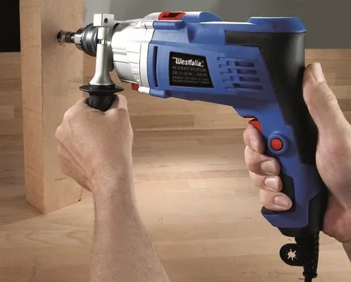 "Electronic impact drill 1050 watts, 2-speed including 18-piece Makita drill bit set image"