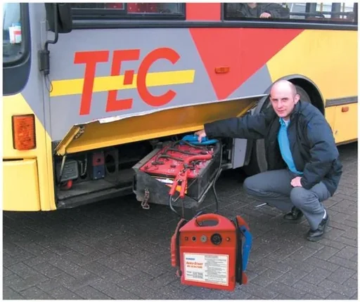 "Battery start 12V 6200/ 2400A - 24V 3100/ 1200 A - portable jump starter image"