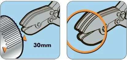 "Pipe pulling pliers image"